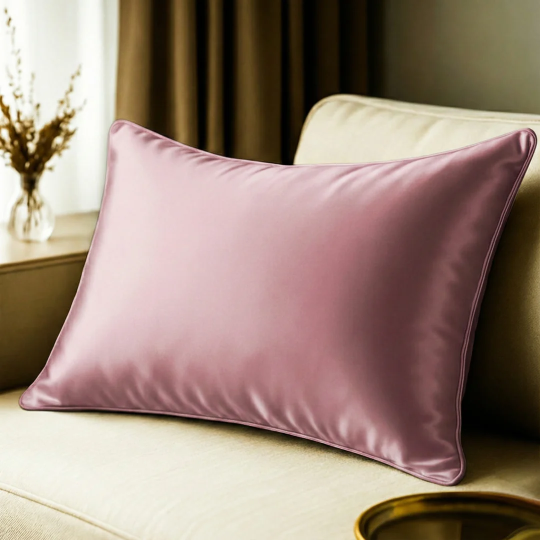 100% Pure 6A  Both Side Mulberry Silk Pillow Cover (Pack of 1) - Image 16