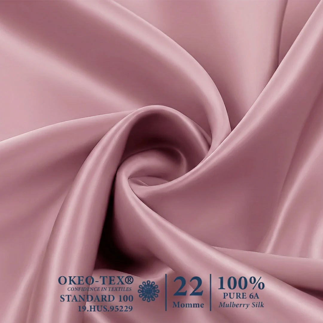 100% Pure 6A  Both Side Mulberry Silk Pillow Cover (Pack of 1) - Image 18
