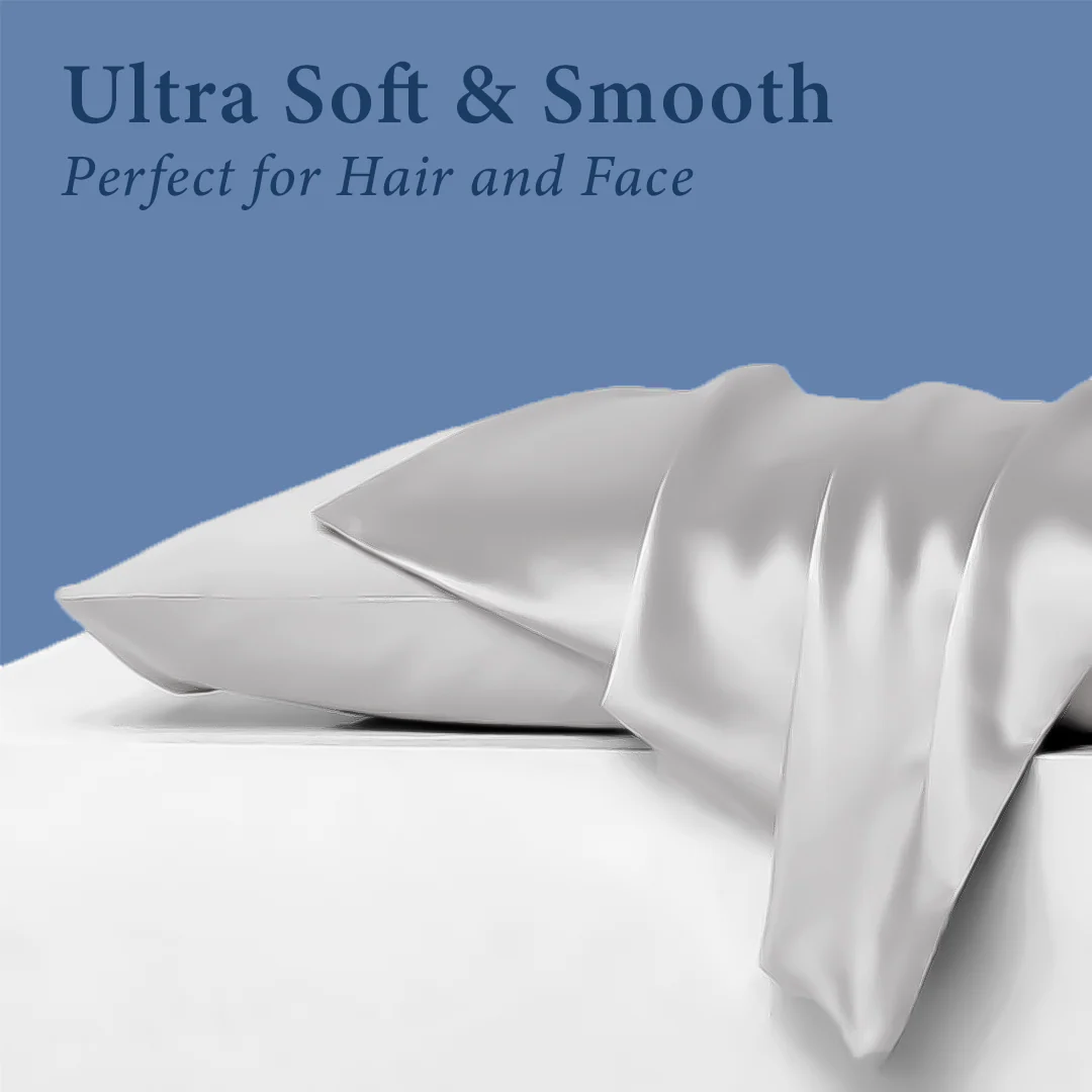 100% Pure 6A  Both Side Mulberry Silk Pillow Cover (Pack of 1) - Image 26