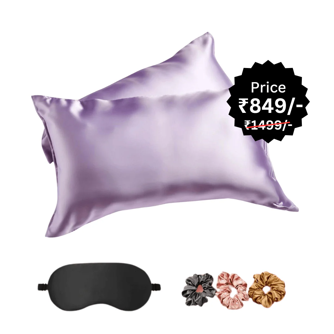 2 Silky Pillow Covers + 1 Silky Eye mask + 3 Silky Scrunchies (Silky Bundle) - Image 17