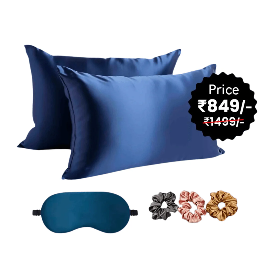 2 Silky Pillow Covers + 1 Silky Eye mask + 3 Silky Scrunchies (Silky Bundle) - Image 21