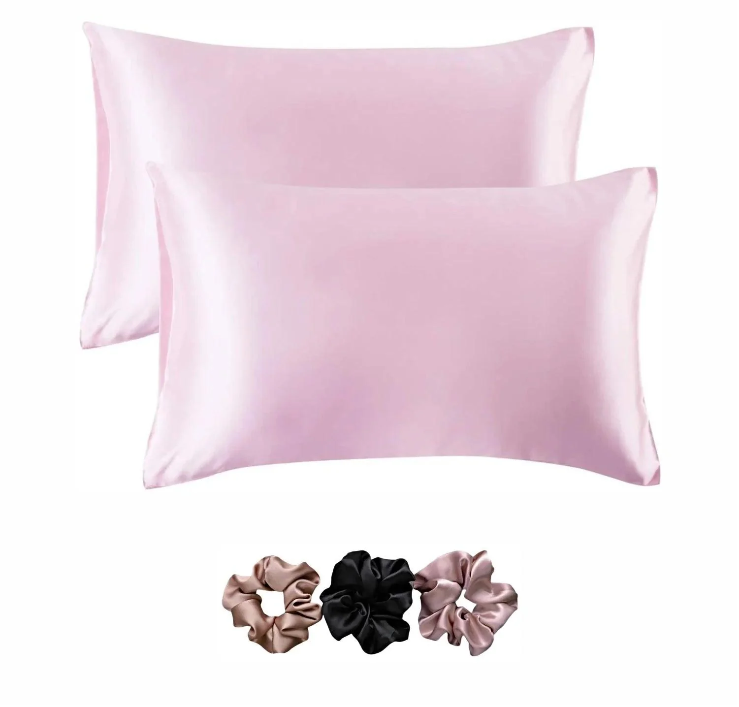 2 Silky Pillow Covers + 1 Silky Eye mask + 3 Silky Scrunchies (Silky Bundle) - Image 38