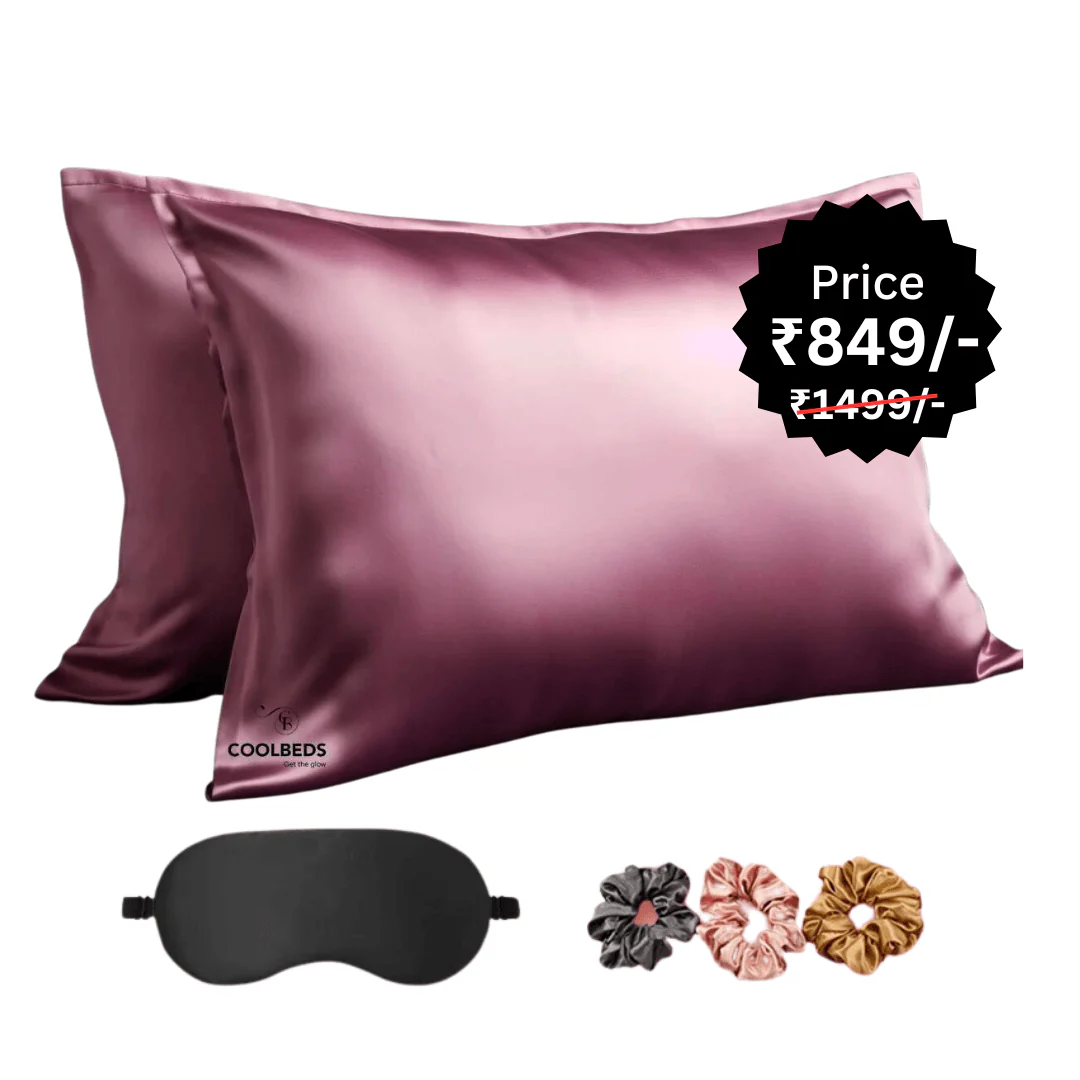 2 Silky Pillow Covers + 1 Silky Eye mask + 3 Silky Scrunchies (Silky Bundle) - Image 48