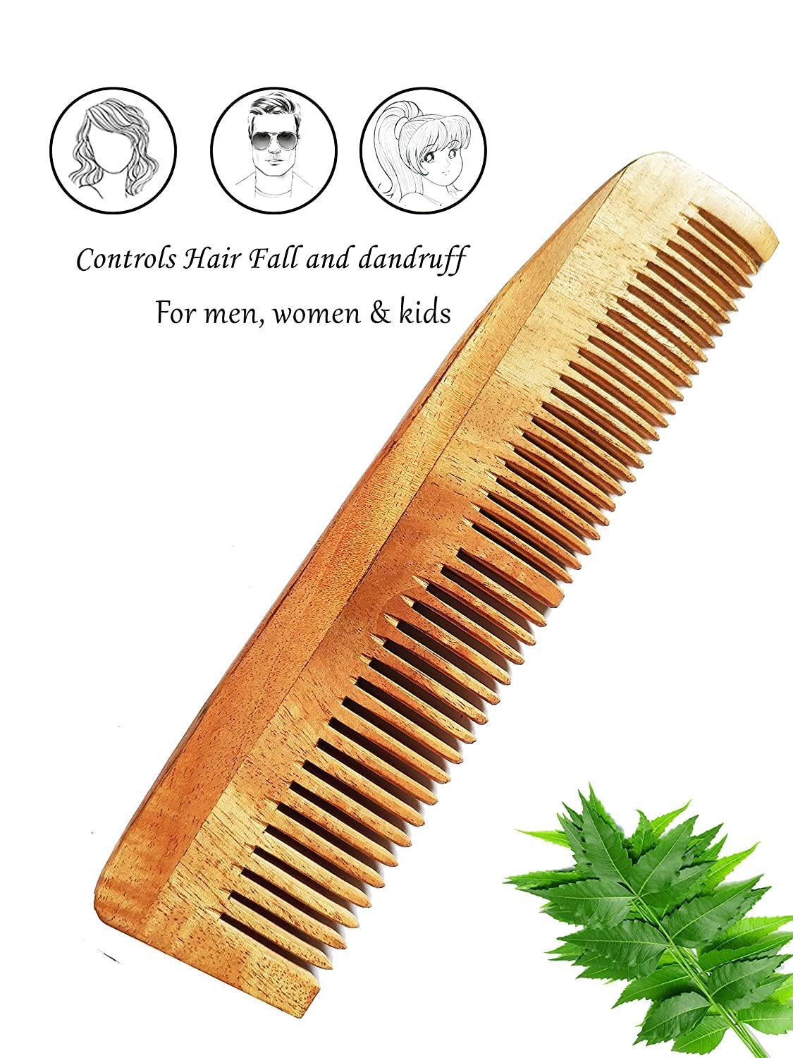 Organic Pure Neem Wood Comb - Image 3