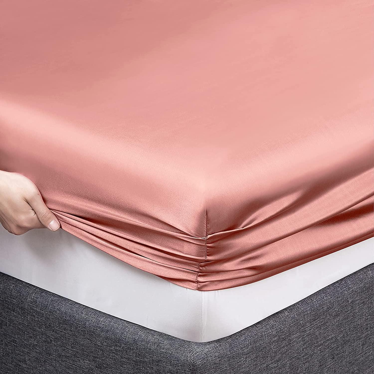 Silky Elastic Fitted Sheets with 2 Pillow Covers - Image 12