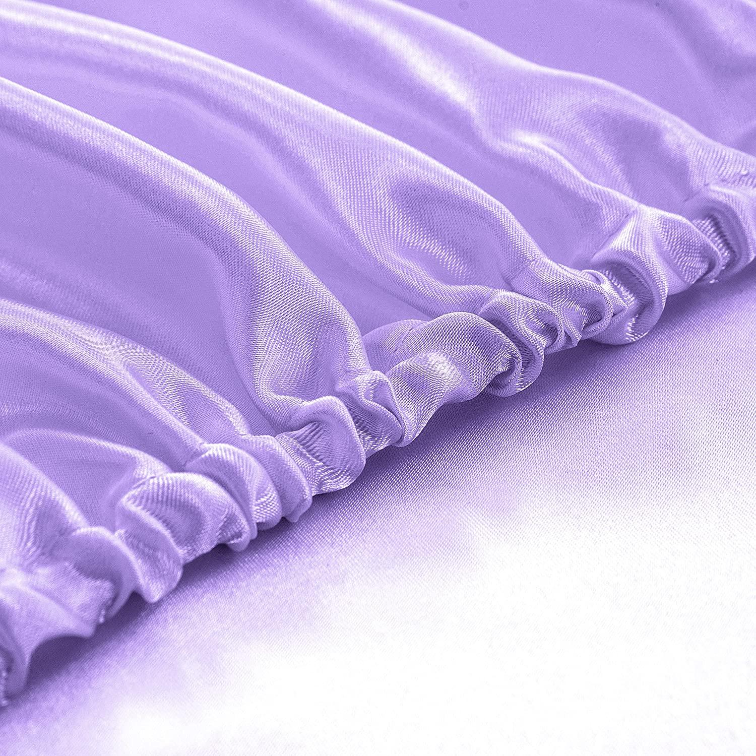 Silky Elastic Fitted Sheets with 2 Pillow Covers - Image 61
