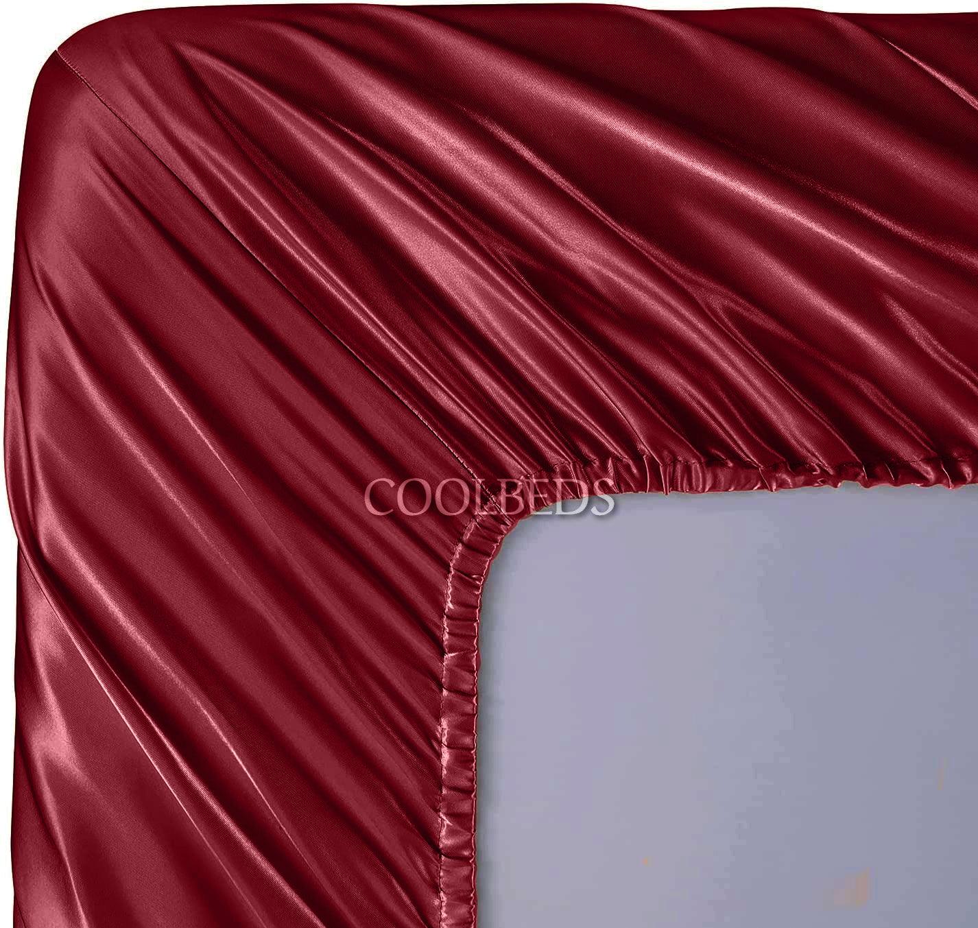 Silky Elastic Fitted Sheets with 2 Pillow Covers - Image 70