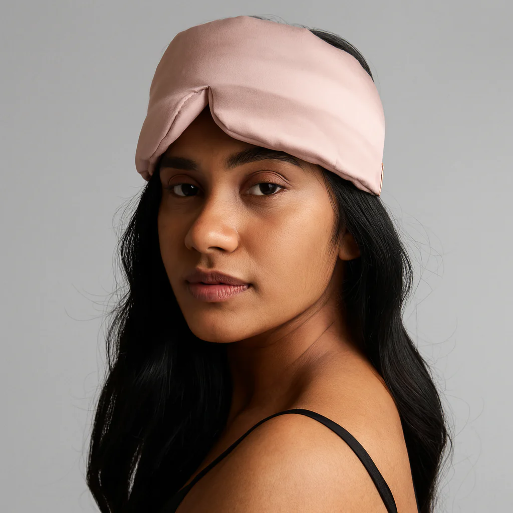 Silky Sleep Mask & Blindfold with Adjustable Velcro Strap - Image 25