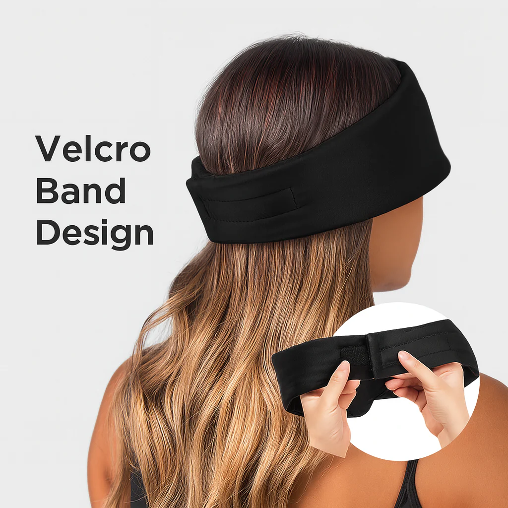 Silky Sleep Mask & Blindfold with Adjustable Velcro Strap - Image 30