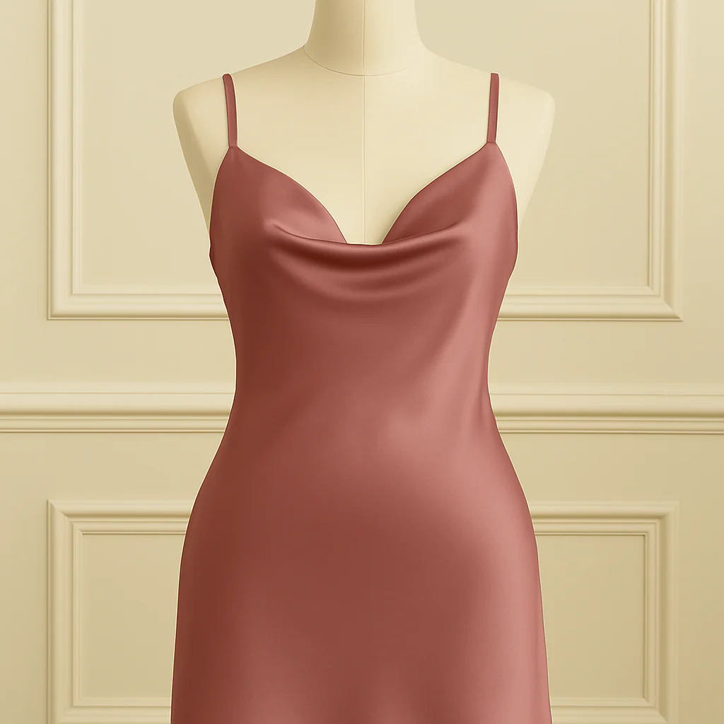 Silky Mini Slip Dress - Image 5