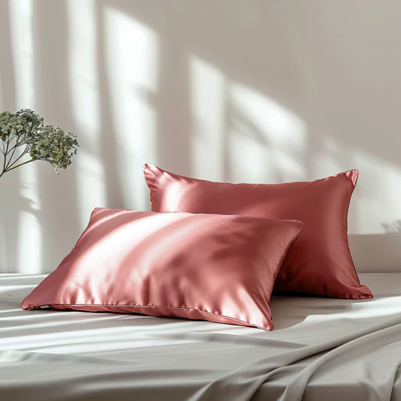 Luxury Silky Pillowcase (Set of 2) + "FREE" 3 Silky Scrunchies - Image 141