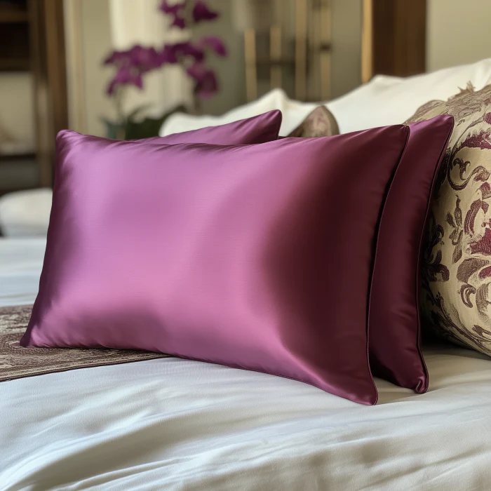 Luxury Silky Pillowcase (Set of 2) + "FREE" 3 Silky Scrunchies - Image 144