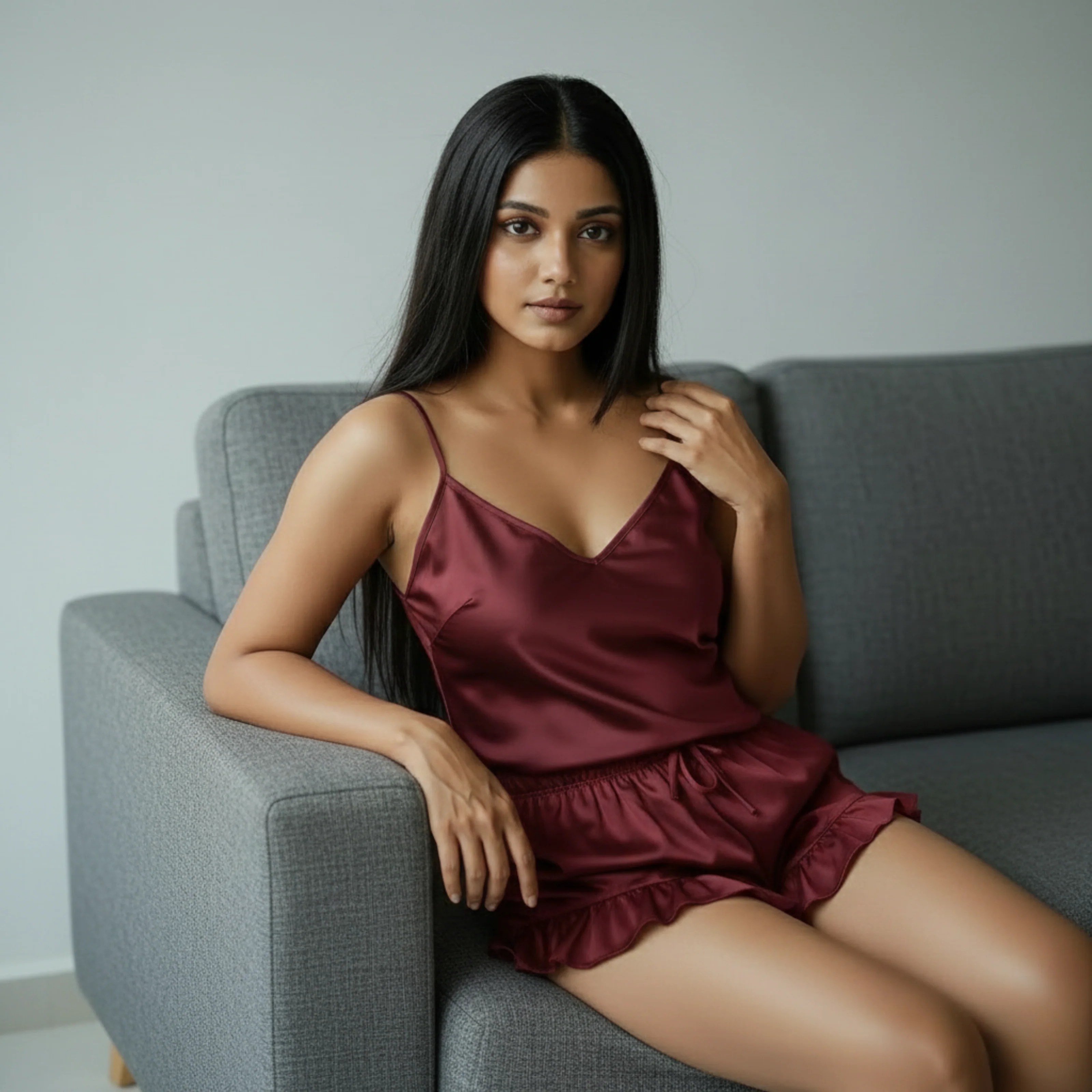 Silky Slip and Shorts Set - Image 52