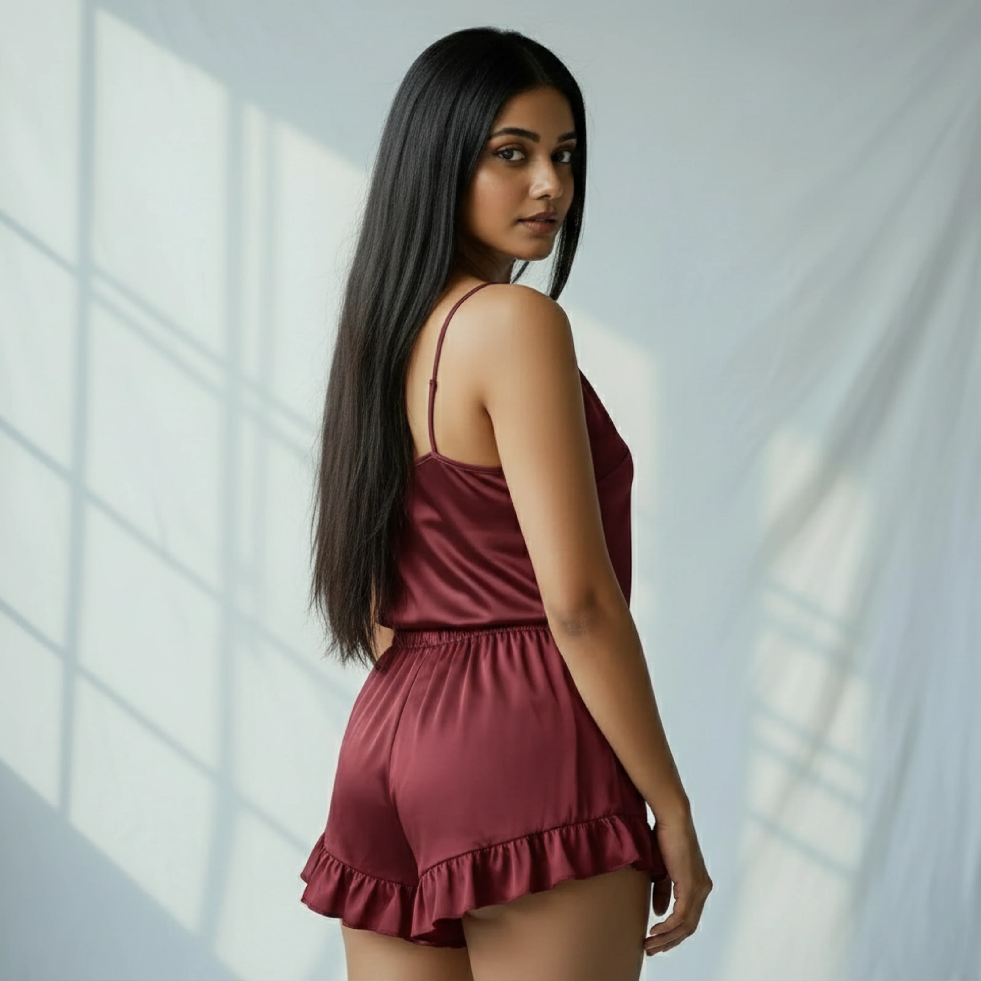 Silky Slip and Shorts Set - Image 55