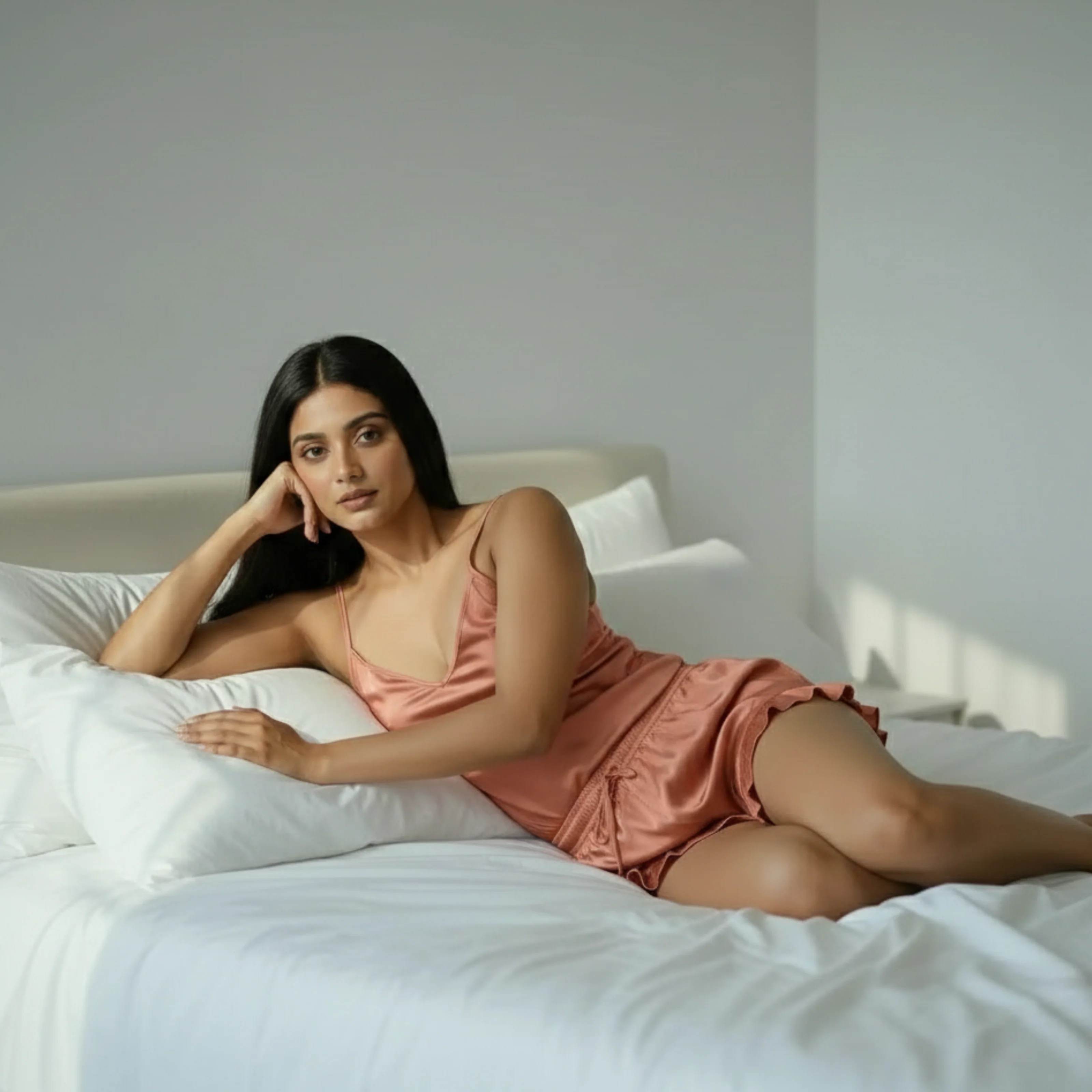Silky Slip and Shorts Set - Image 81