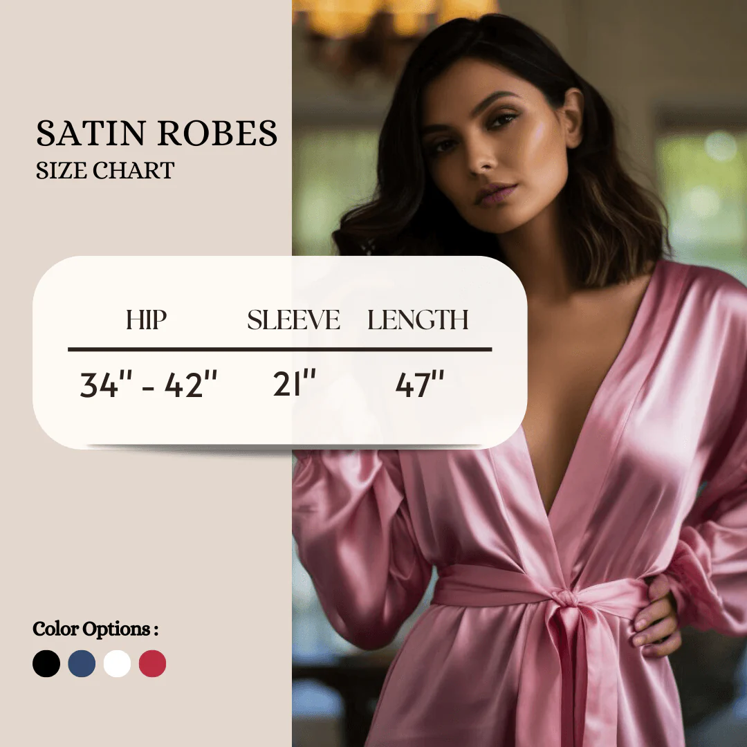 Silky Babydoll Belted Kimono Robe - Image 23