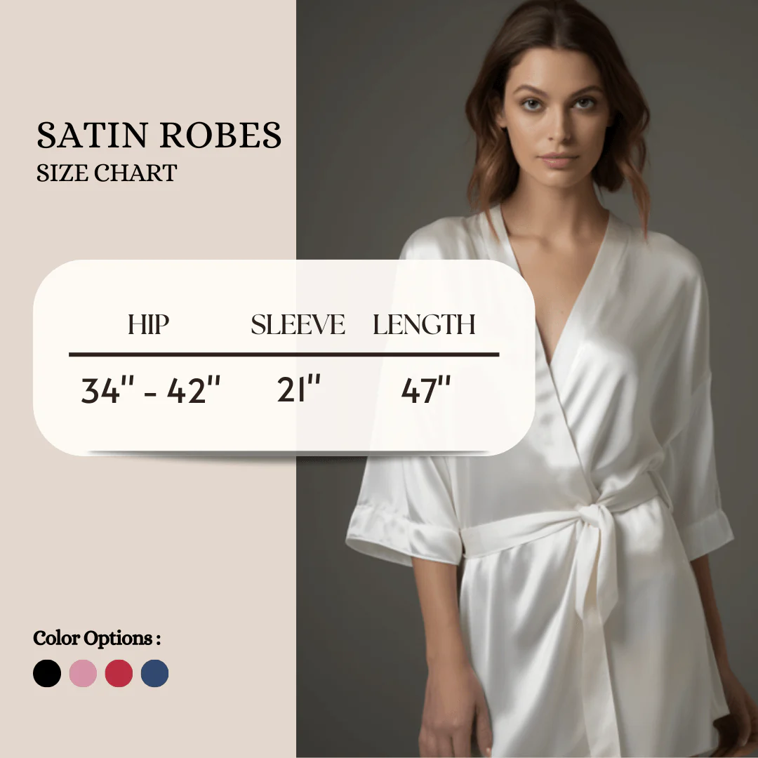 Silky Babydoll Belted Kimono Robe - Image 34