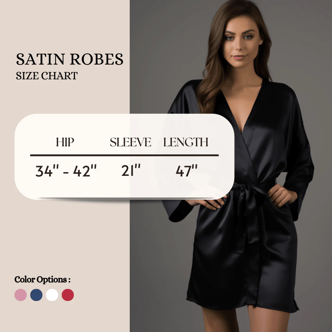 Silky Babydoll Belted Kimono Robe - Image 53